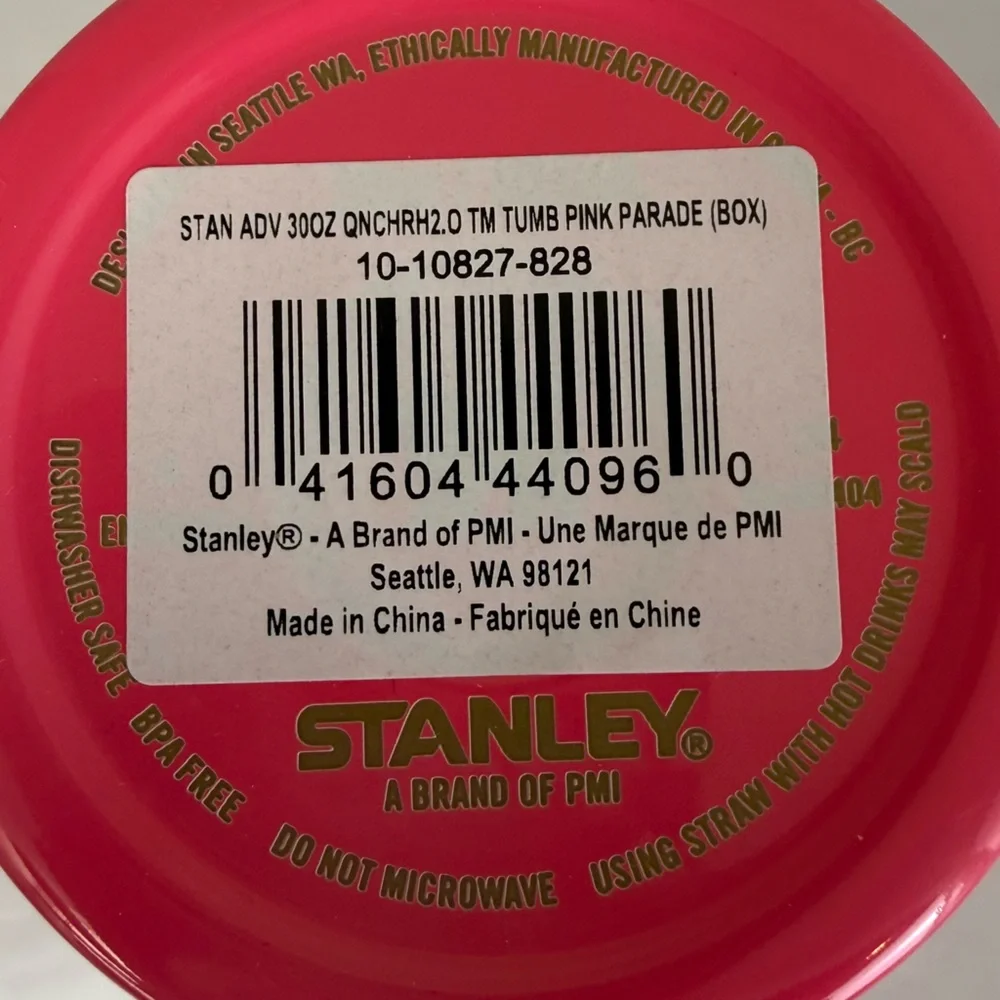 Stanley Flowstate Quencher 30oz Tumbler Pink‎ Parade - Picture 8 of 8